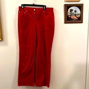 Ralph Lauren Red Women's Trousers